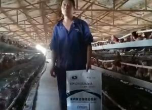 原保軍在河南安陽為益農(nóng)蛋雞預(yù)混料代言！